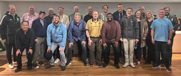 2025 Seattle Sounders FC Alliance Council members meet with Owner Adrian Hanauer, General Manager and Chief Soccer Officer Craig Waibel, and President of Business Operations Hugh Weber on January 7, 2025.